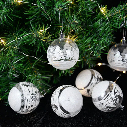 Transparent Snow Christmas Balls