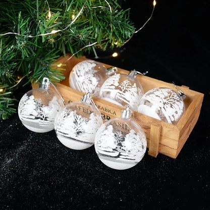 Transparent Snow Christmas Balls