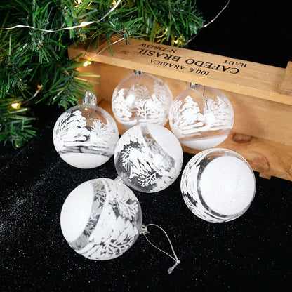 Transparent Snow Christmas Balls