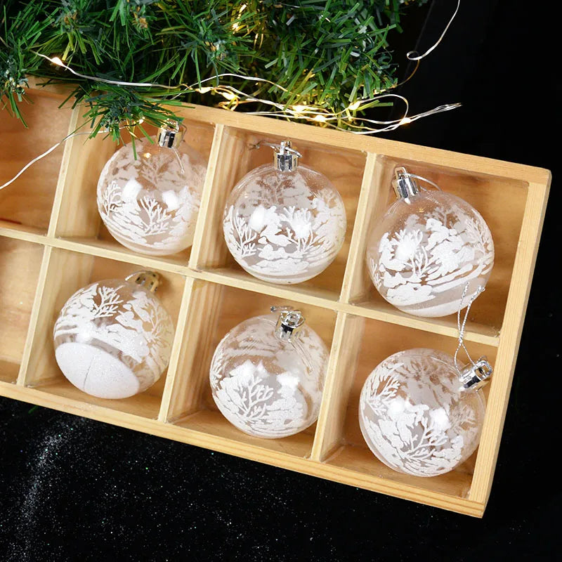 Transparent Snow Christmas Balls