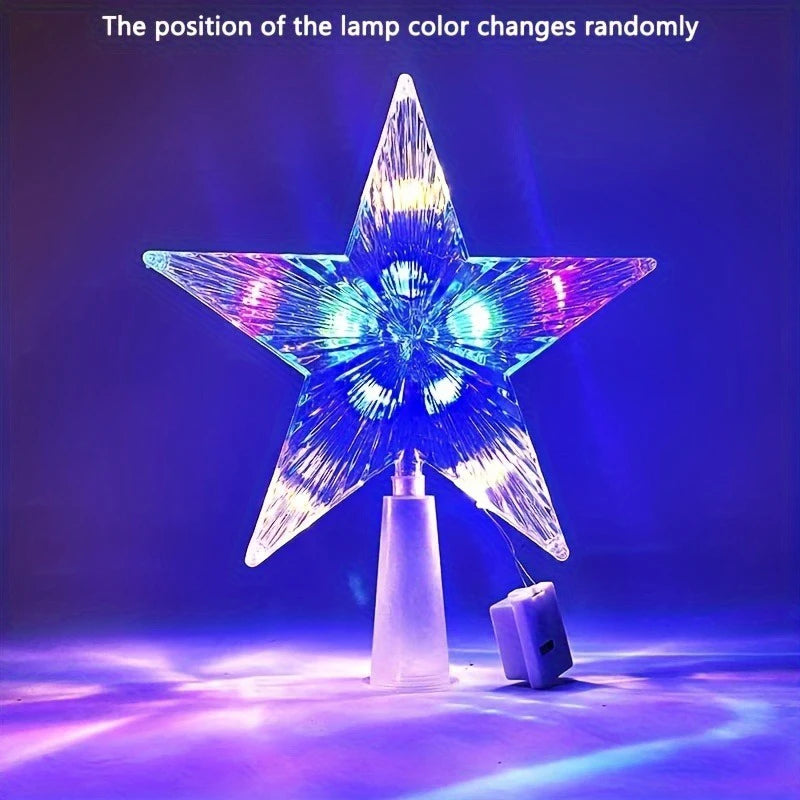 Christmas Glowing Tree  Star Transparent LED