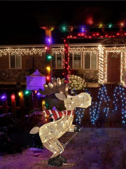 Lighted Reindeer Christmas