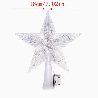 Christmas Glowing Tree  Star Transparent LED