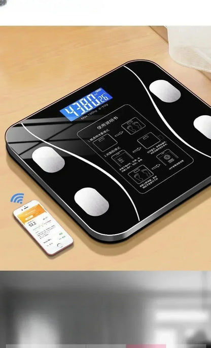 Electronic scale for body management and fat loss