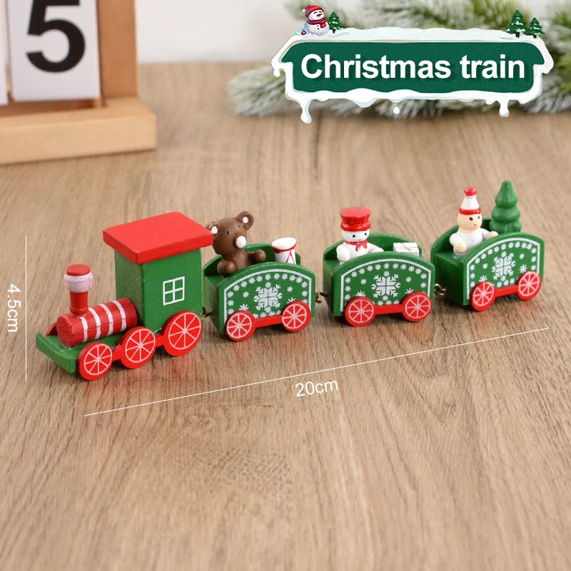 Christmas Wooden Train