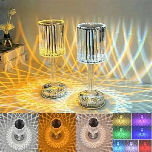 Diamond Crystal Table Lamp Electronics