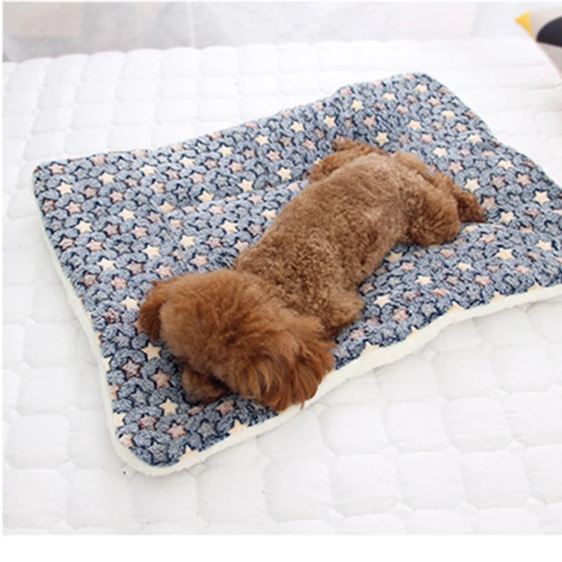 Soft Flannel Pet Mat Bed Winter