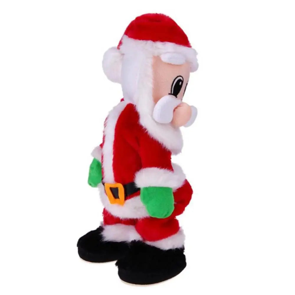 Christmas Santa Claus Toy Twisted Wiggle Hip Twerking Shaking Hips Singing Dancing Red Desktop Decoration Home Decoration Craft