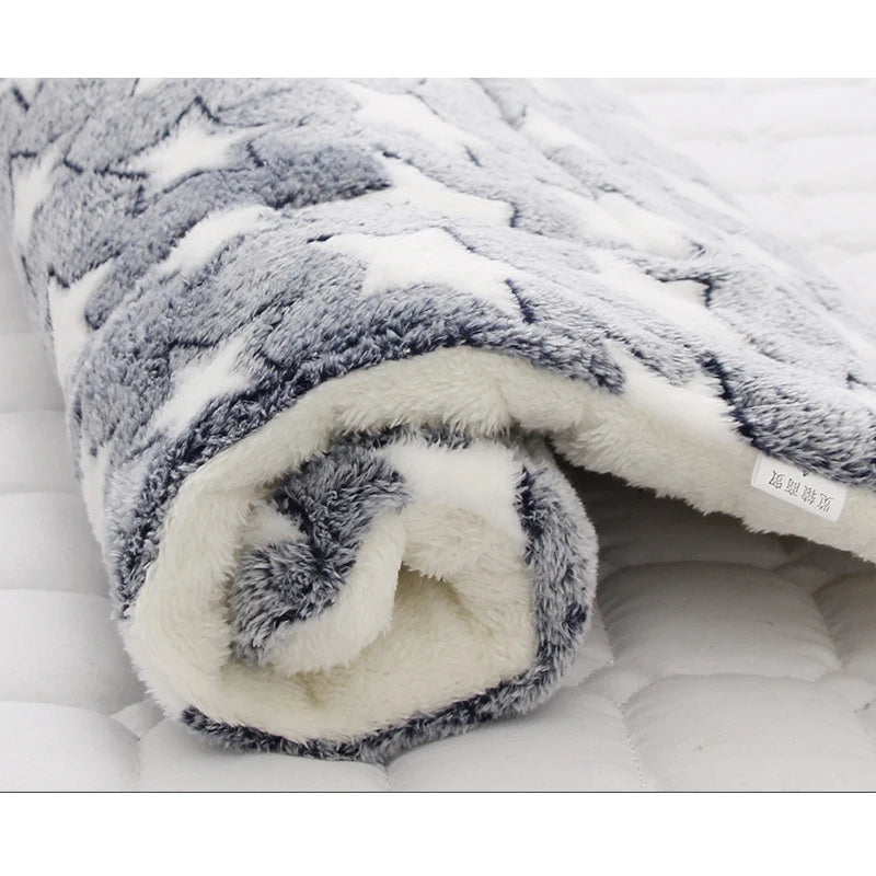 Soft Flannel Pet Mat Bed Winter