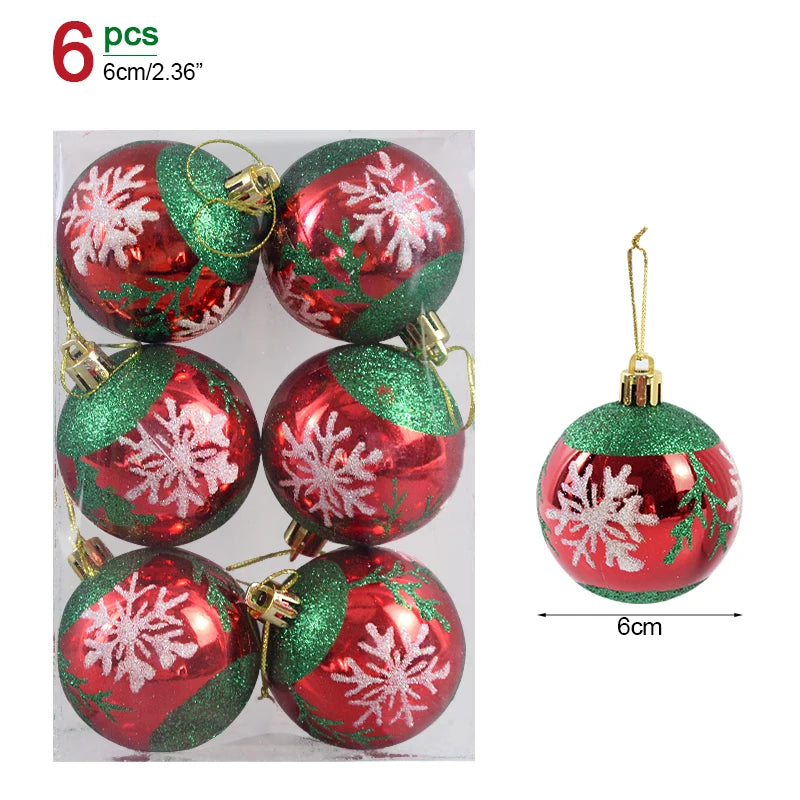 Transparent Snow Christmas Balls