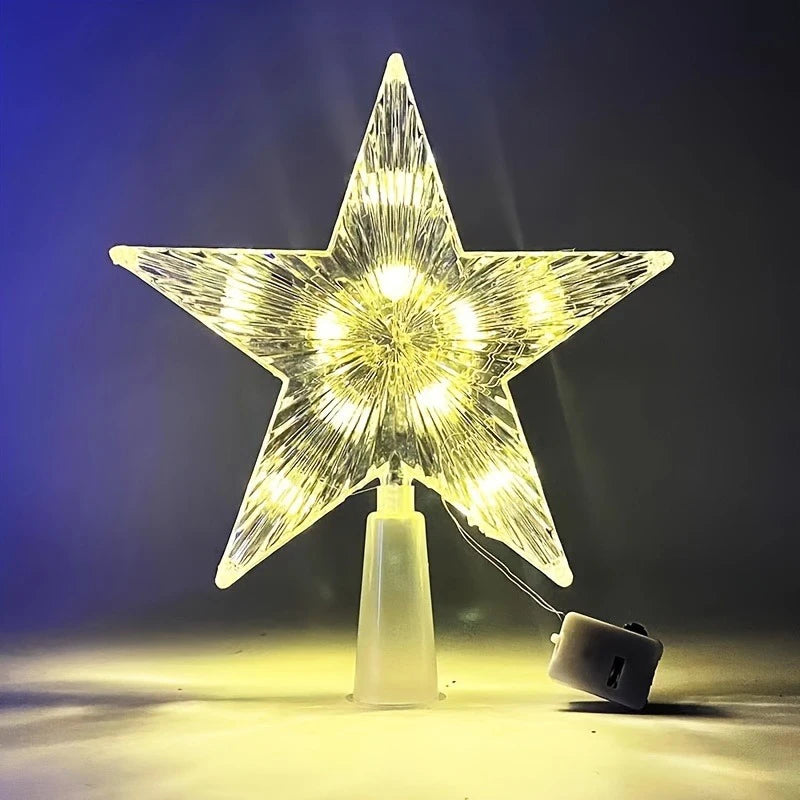 Christmas Glowing Tree  Star Transparent LED