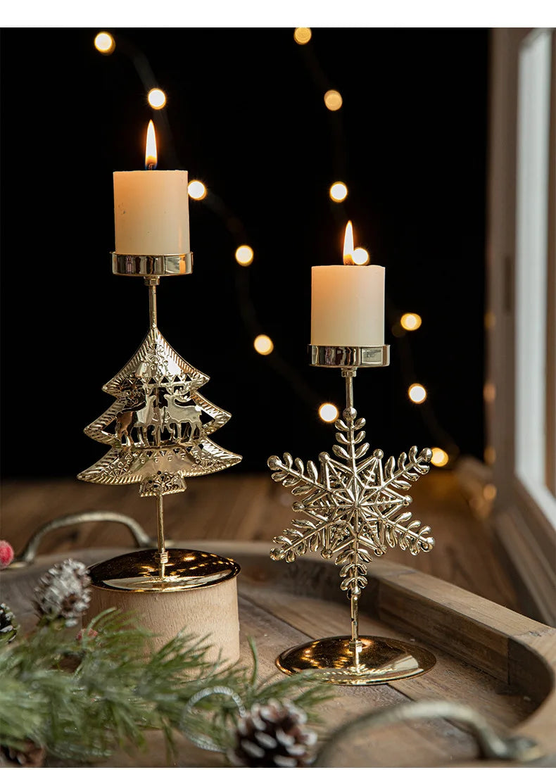 Christmas Candlestick Decorations