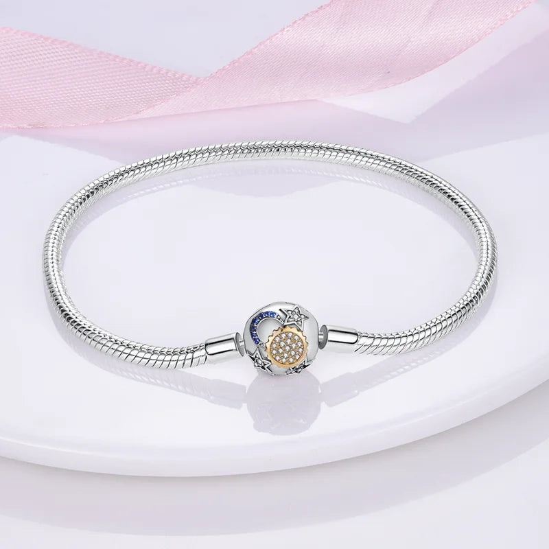 Bracelet Silver Star Moon Jewelry