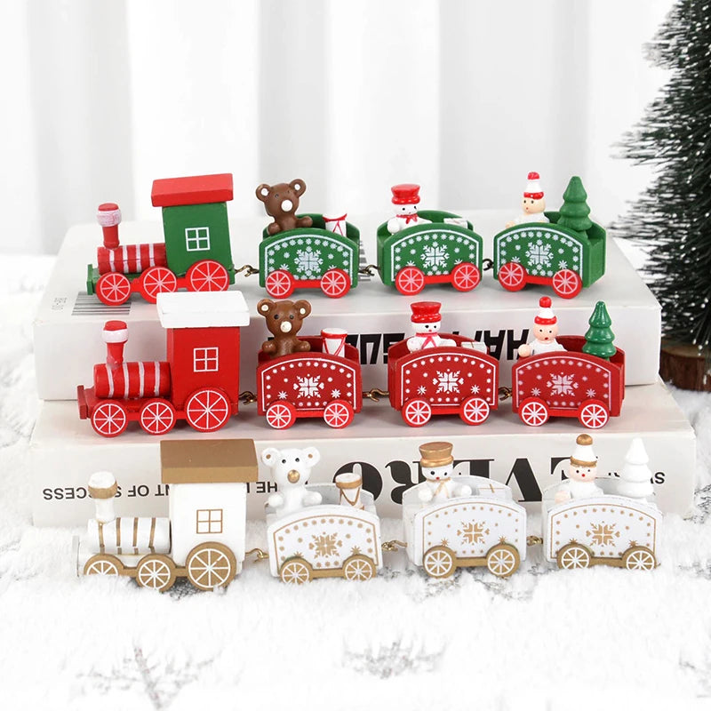 Christmas Wooden Train