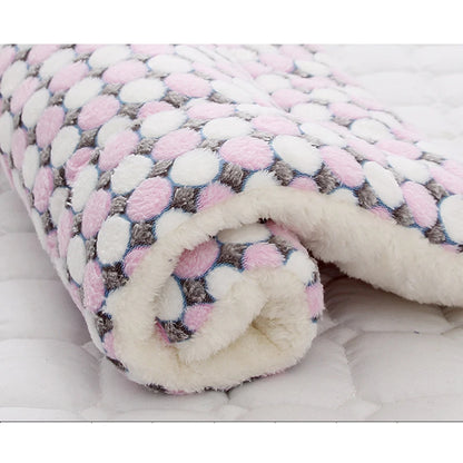 Soft Flannel Pet Mat Bed Winter