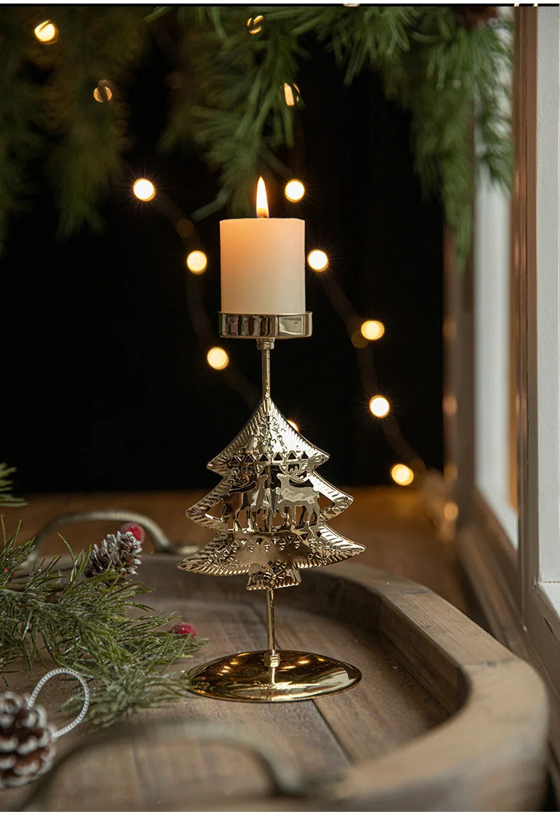 Christmas Candlestick Decorations