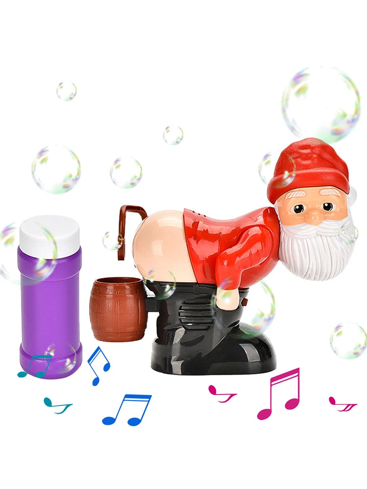 Santa Claus Bubble Blower with Music Funny Christmas Stuff