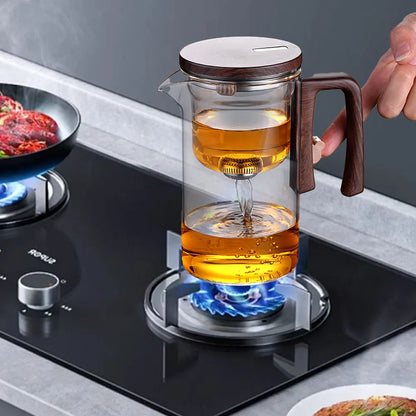 Glass Teapot Water Separation