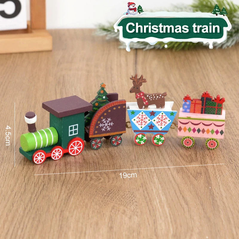 Christmas Wooden Train