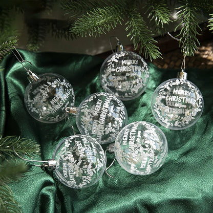 Transparent Snow Christmas Balls