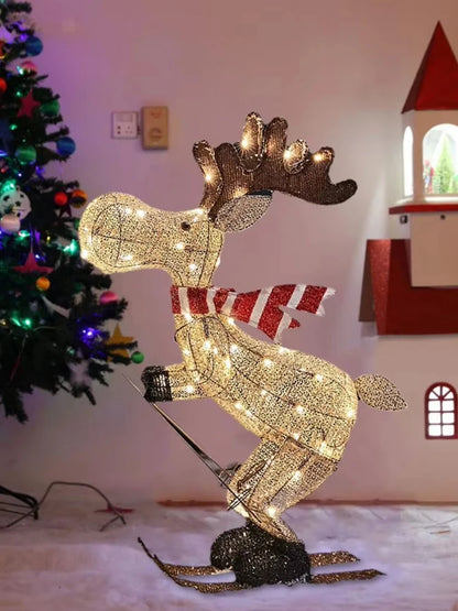 Lighted Reindeer Christmas