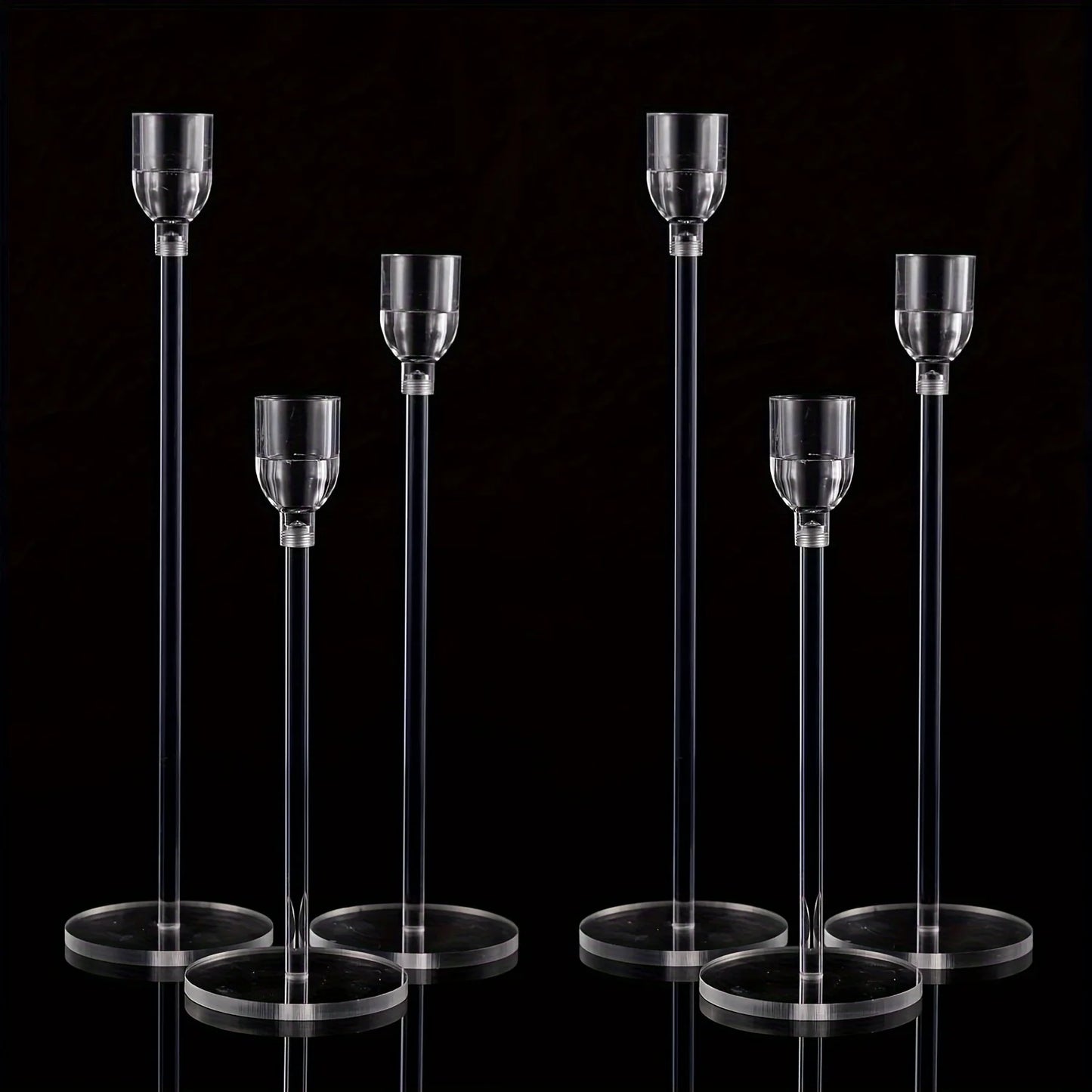 Acrylic Candlestick Holder