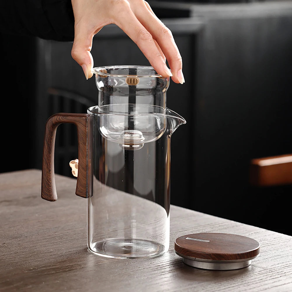 Glass Teapot Water Separation