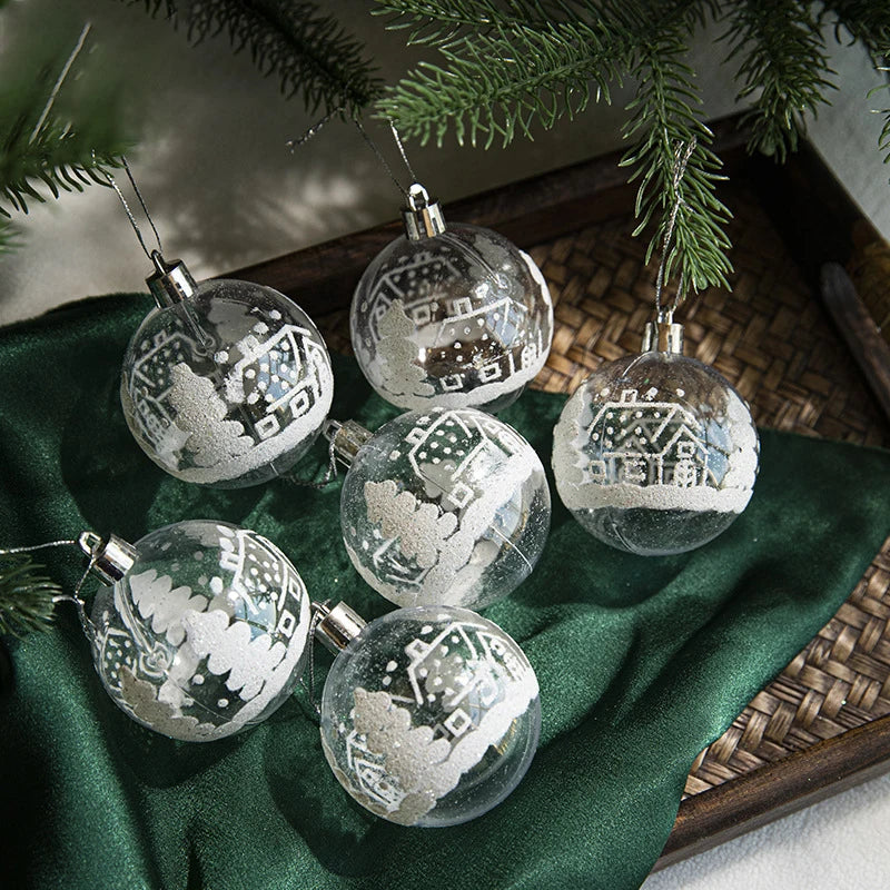 Transparent Snow Christmas Balls