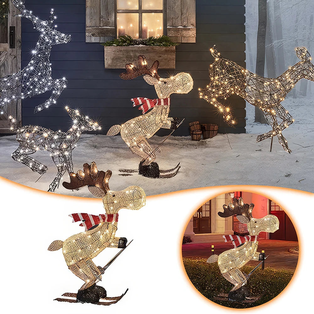 Lighted Reindeer Christmas