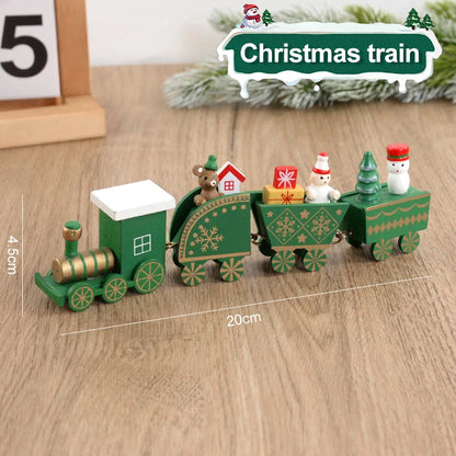 Christmas Wooden Train