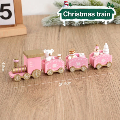 Christmas Wooden Train