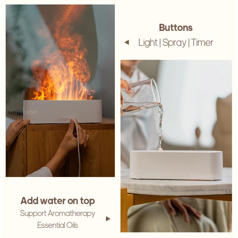 Flame Aroma Diffuser & Air Humidifier