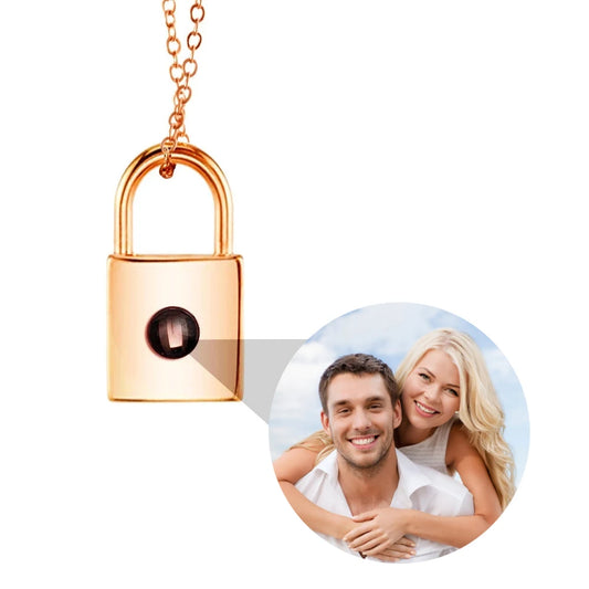 Valentine's Day Gift Photo Custom Projection Necklace