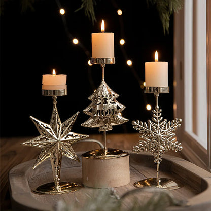 Christmas Candlestick Decorations