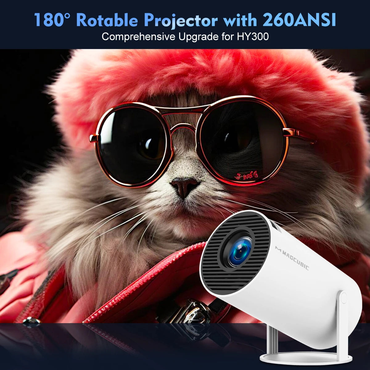 Magcubic Projector HY300  Home Cinema Electronics