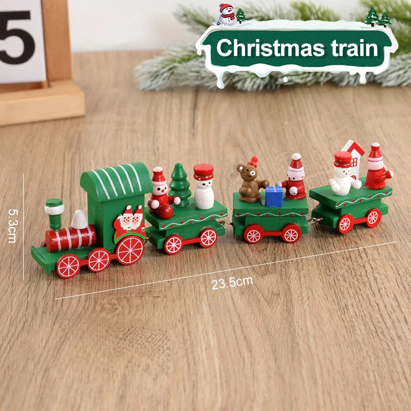 Christmas Wooden Train