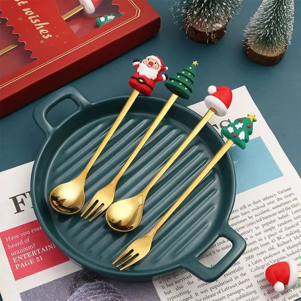 Christmas Spoon and Fork Set