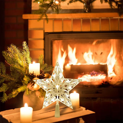 Christmas Glowing Tree  Star Transparent LED