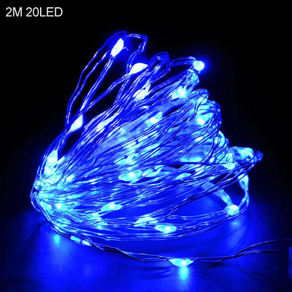 Santa Claus Snowflake LED Light String Christmas