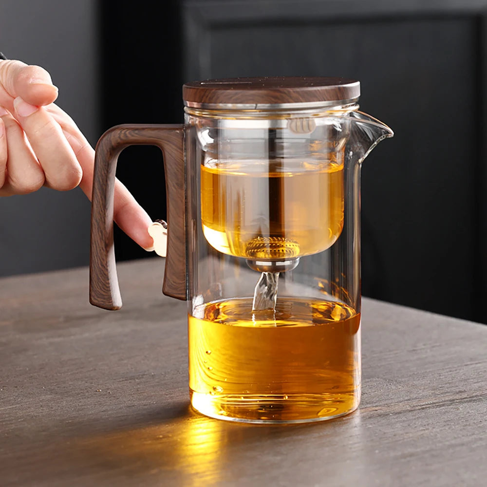 Glass Teapot Water Separation