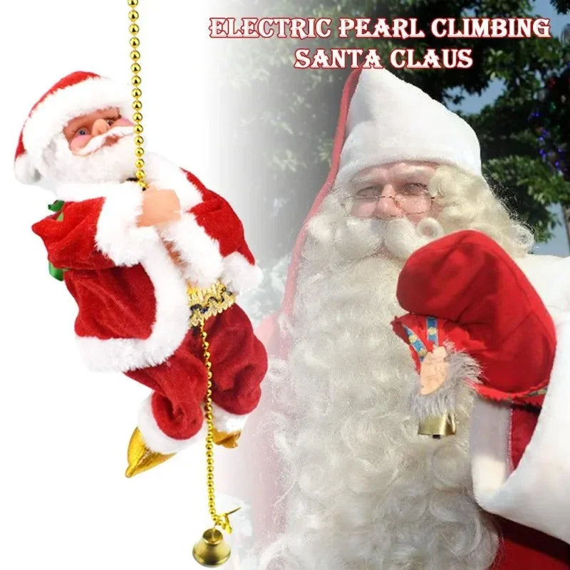 Electric Animated Climbing Santa Claus Christmas funny stuff