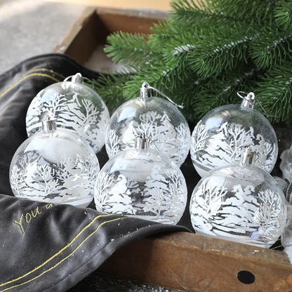 Transparent Snow Christmas Balls