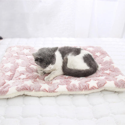 Soft Flannel Pet Mat Bed Winter