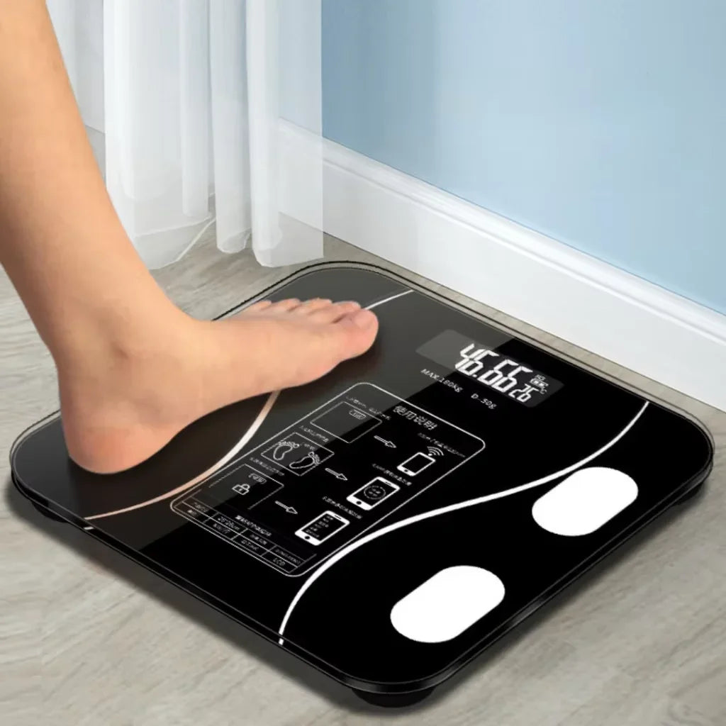 Electronic scale for body management and fat loss