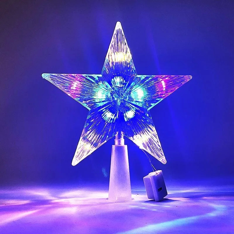 Christmas Glowing Tree  Star Transparent LED