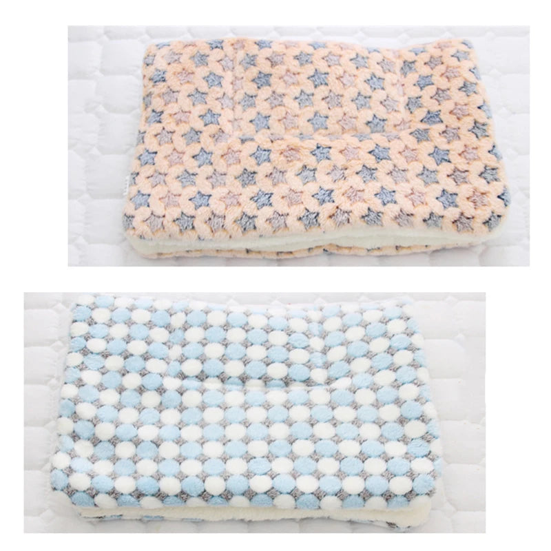 Soft Flannel Pet Mat Bed Winter