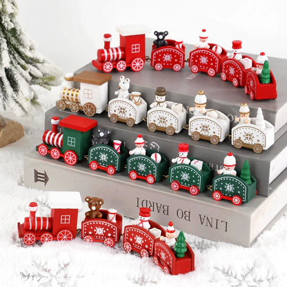 Christmas Wooden Train