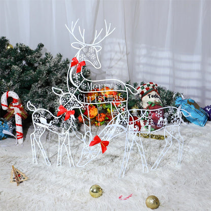 Elk Deer Christmas Garden Decor