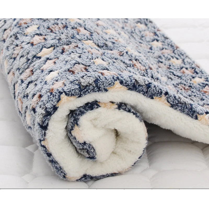 Soft Flannel Pet Mat Bed Winter