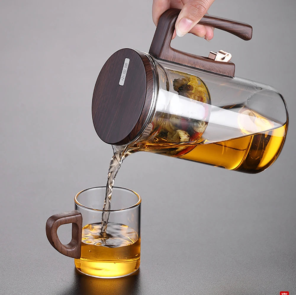 Glass Teapot Water Separation